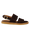 Sandal with adjustable velcro straps