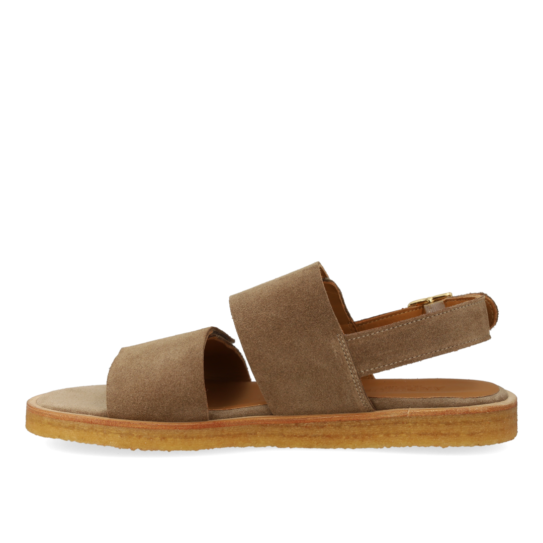 Sandal with adjustable Velcro straps