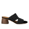 Mule with braided leather detail