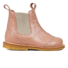 Angulus Classic Chelsea boot with brogue pattern