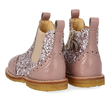 Classic Chelsea boot with sparkling glitter