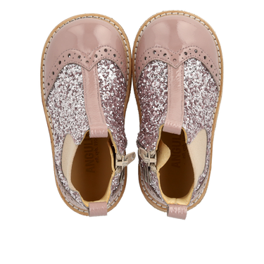Classic Chelsea boot with sparkling glitter