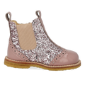 Classic Chelsea boot with sparkling glitter