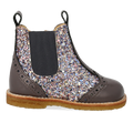Classic Chelsea boot with sparkling glitter
