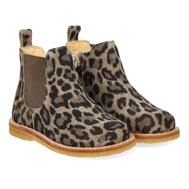 Classic chelsea boot with elastic and zipper