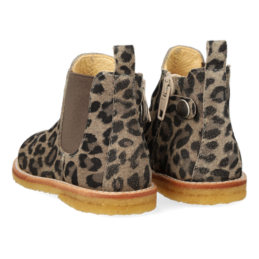 Classic chelsea boot with elastic and zipper