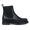 Ankle boot with elastic and track sole