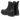 Ankle boot with elastic and track sole