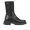 Mid-height boot with elastic and zipper
