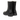 Mid-height boot with elastic and zipper