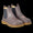 Chelsea Boot with glitter heart