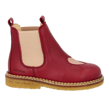 Chelsea Boot with glitter heart