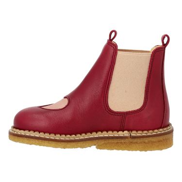 Chelsea Boot with glitter heart