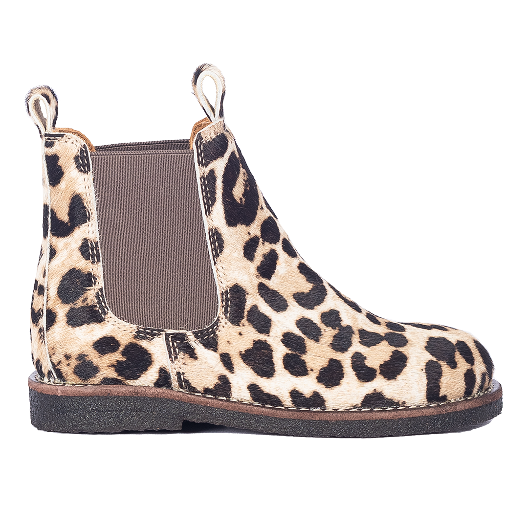 Chelsea boot in patterned pony-hair