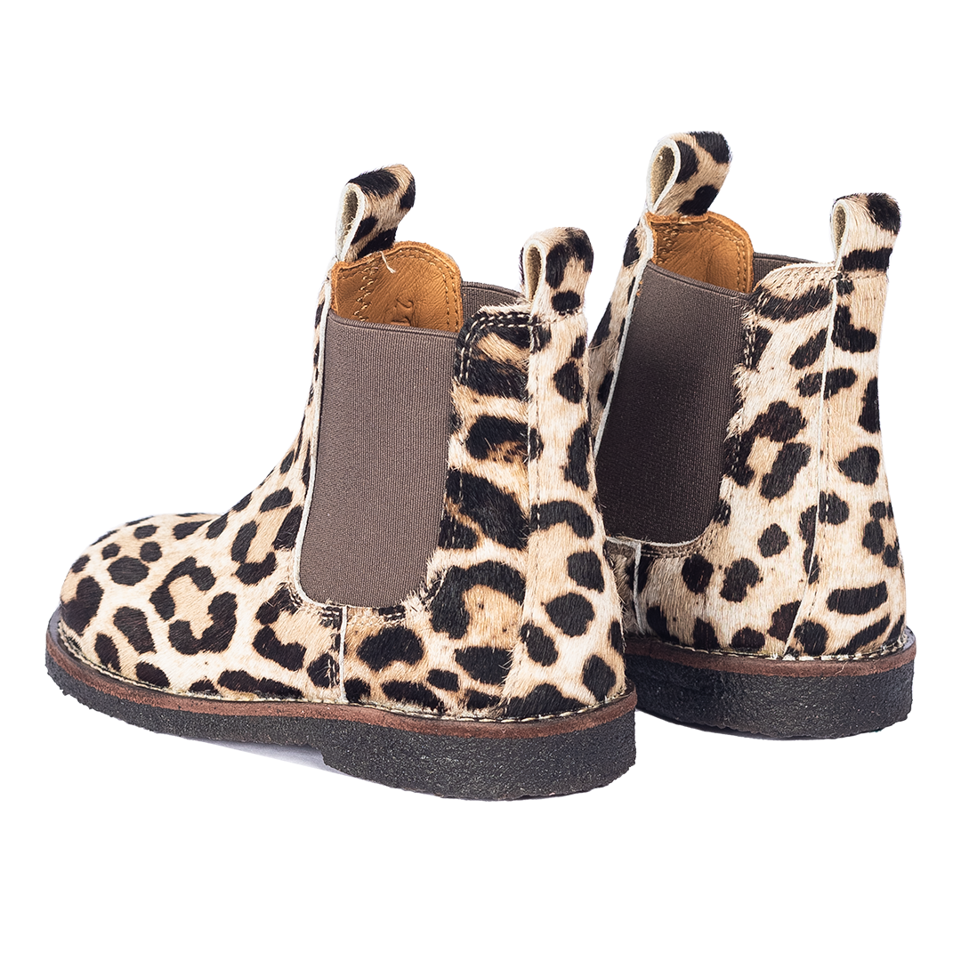 Chelsea boot in patterned pony-hair