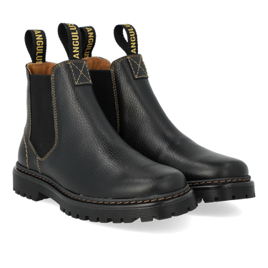 Chelsea boot with logo straps