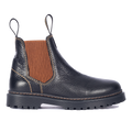 Chelsea boot with logo straps