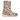 High-shaft boot in pony hair