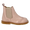 Chelsea boot with decorative brogue lace pattern