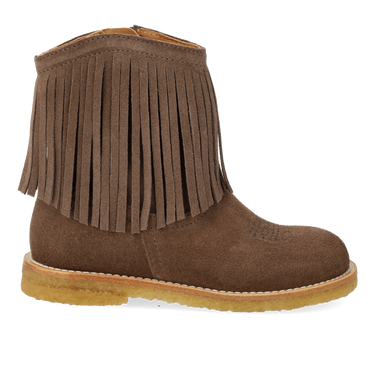 Cowboy boot with fringes and embroidery