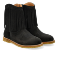 Cowboy boot with fringes and embroidery