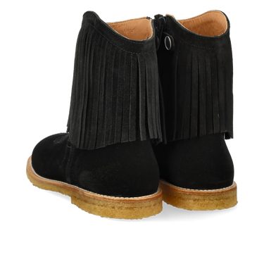 Cowboy boot with fringes and embroidery