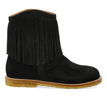 Cowboy boot with fringes and embroidery