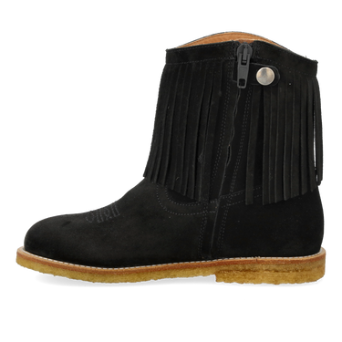 Cowboy boot with fringes and embroidery