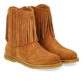 Cowboy boot with fringes and embroidery