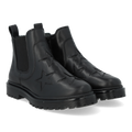 Chelsea boot with star cut-out pattern