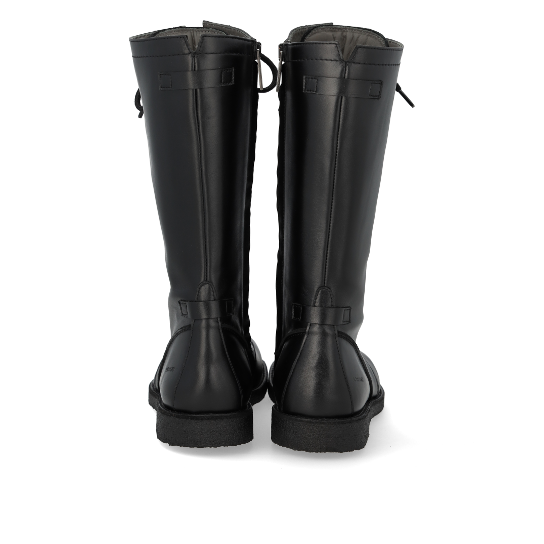 High-cut lace-up boot