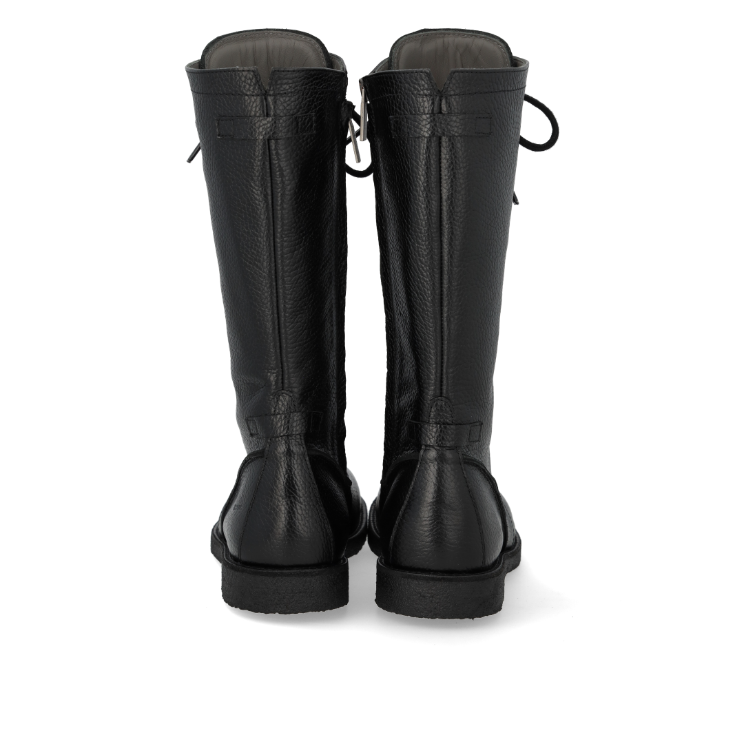 High-cut lace-up boot