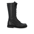 High-cut lace-up boot