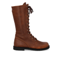 High-cut lace-up boot