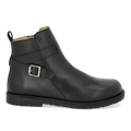 Ankle boot with zipper and wide fit