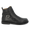 Ankle boot with zipper and wide fit