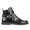 Ankle boot with zipper and wide fit