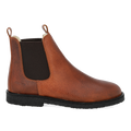 Boot with elastic and wool lining