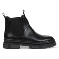 Chelsea boot with elastic and wool lining