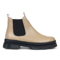 Chelsea boot with elastic and wool lining
