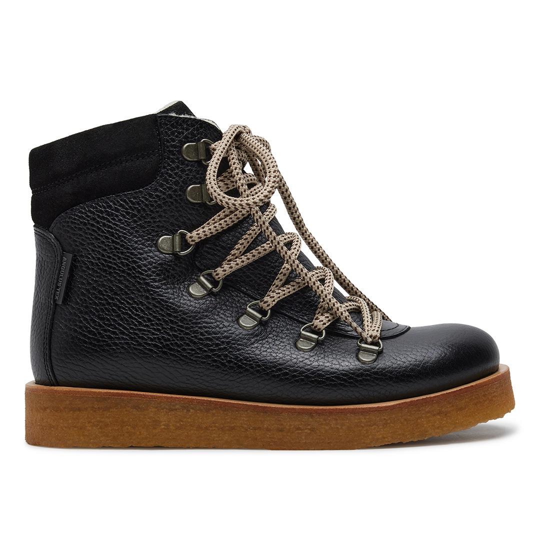 ANGULUS 7573-103 TEX boot with laces and zipper - BLACK – ANGULUS COM
