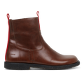 Boot with zipper and wide fit