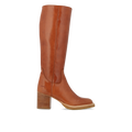 70s-inspired long shafted leather boot