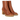 Ankle boot with block heel and zipper