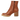 Ankle boot with block heel and zipper