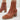 Ankle boot with block heel and zipper