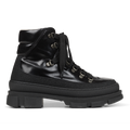 Lace-up boot with soft merino wool lining