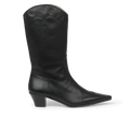Cowboy boot with zipper