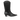 Cowboy boot with zipper