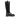 High shaft boot with zipper